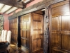 Lighting to show original oak panelling by SEEC